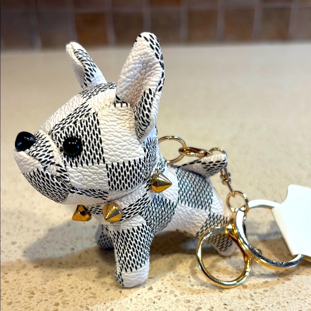 NWT Frenchie Keychain or Bag Charm